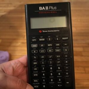 Texas Instruments BA II Plus Professional - Financial Calculator